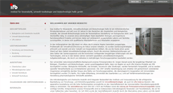 Desktop Screenshot of ifb-halle.de